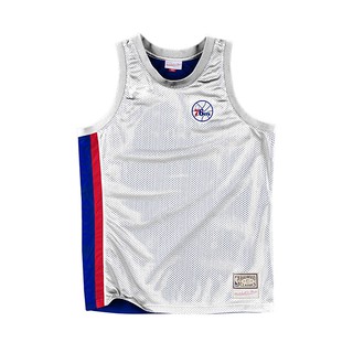Mitchell & Ness NBA LAYERED AIR MESH JERSEY 76人 白