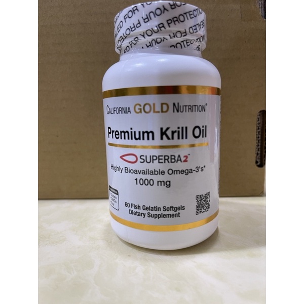 California Gold Nutrition Premium Krill Oil 優質磷蝦油含 Superba2