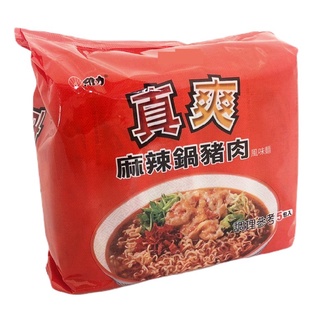 維力 真爽麻辣鍋豬肉湯麵(80gX5入/組)[大買家]