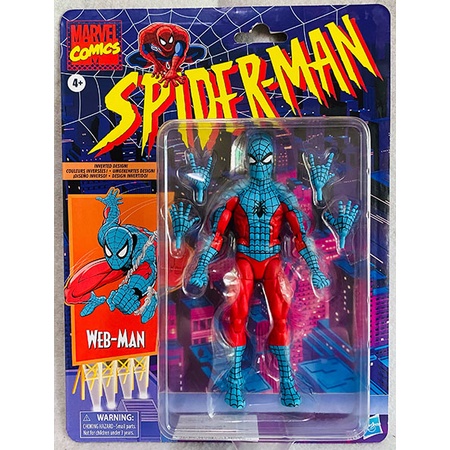 【艾頑固】全新現貨 孩之寶 漫威 蜘蛛人傳奇 經典 6吋 人物 WebMan 蜘蛛人