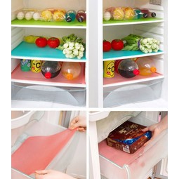 可剪裁防污冰箱保潔墊(4入/組)抽屜墊  收納墊