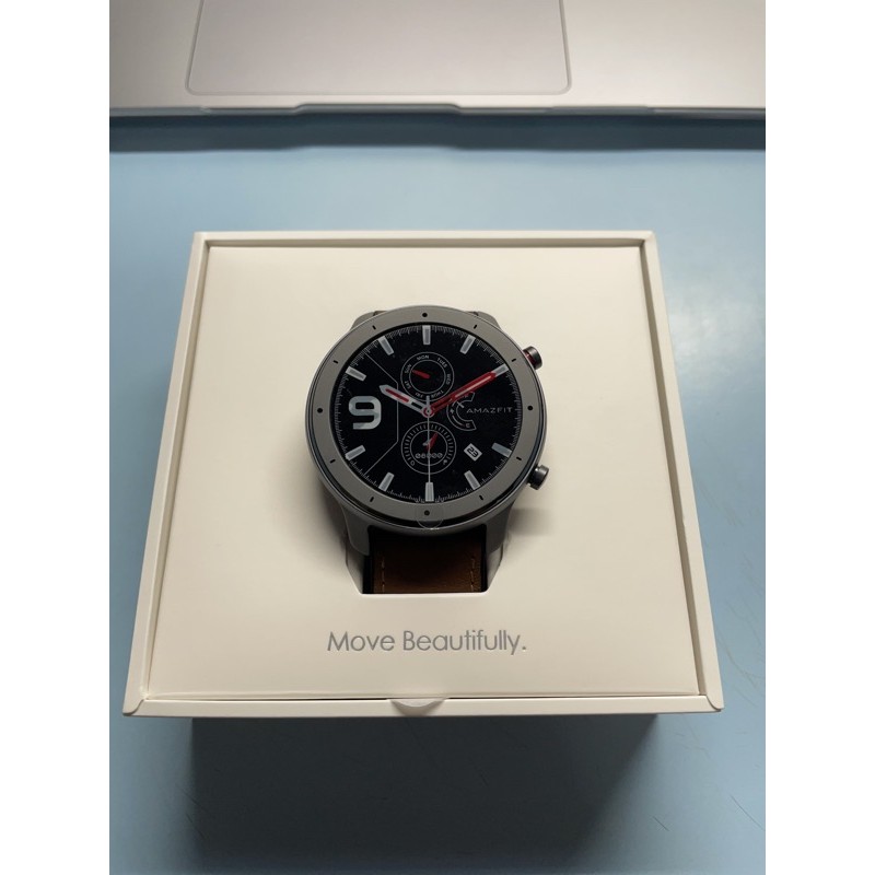 （降價）Amazfit GTR（47mm)智慧運動手錶 近全新 鋁合金錶框