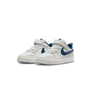 NIKE 中童 COURT BOROUGH LOW 2 SE (PSV) 休閒鞋-DQ5980-100 廠商直送