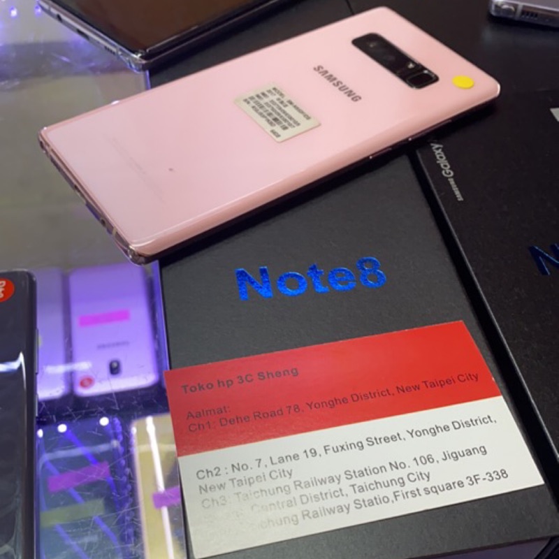 95新 Samsung Note8 6.3吋 6+64G 台灣公司貨 台中 板橋 苗栗竹南 二手手機 3C省