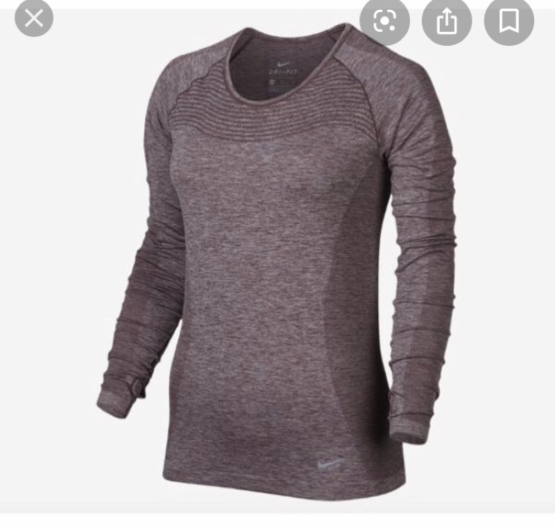 Nike dri fit knit 吸濕排汗速乾爬山登山保暖運動健身長袖短袖 芋頭蓮藕紫百搭灰綠色