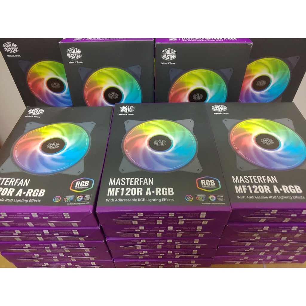 免運【炲狼】Cooler Master 酷碼MasterFan MF120R ARGB 5V mf120 酷媽機殼風扇