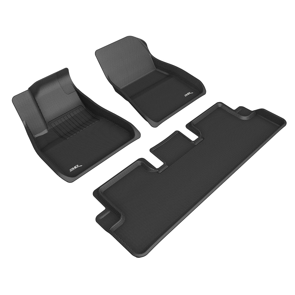 3D 卡固立體汽車踏墊 適用於 Tesla Model 3 2020~2020(轎車限定)【叭叭買手】