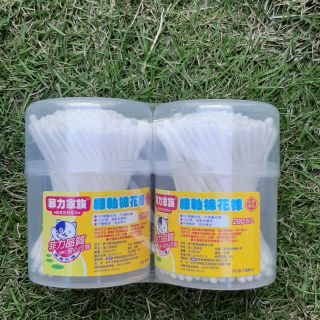 『🎉免運+蝦皮代開發票』菲力家族-[細軸]棉花棒200支x2入