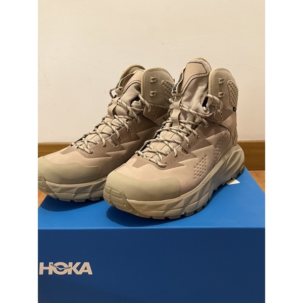 Hoka one one sky kaha 沙色 全新 高筒 男鞋 gore tex outdoor 登山鞋