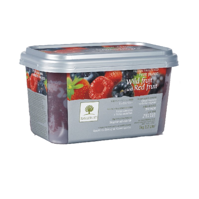 【幸福烘焙材料】法國 樂比 RAVIFRUIT 冷凍綜合紅莓果泥1kg (需低溫宅配)