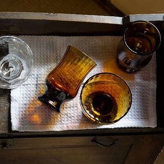 玻璃杯 日本製【廣田硝子】byron 昭和摩登復古咖啡玻璃杯 咖啡杯 復古咖啡杯 日本咖啡杯 日本玻璃杯