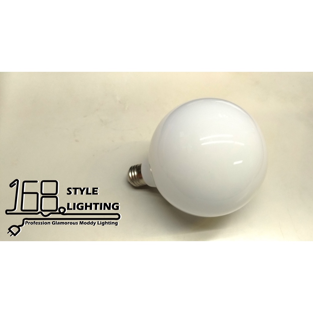 【168 Lighting】G125《LED》E27 10W珍珠白燈泡