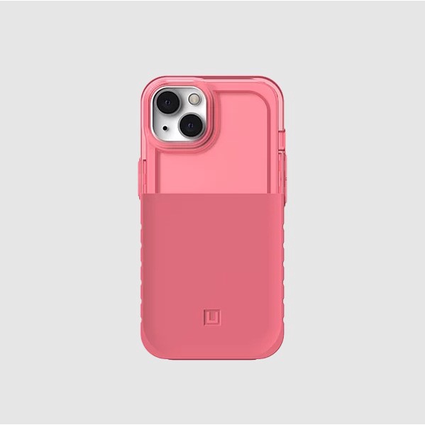 [U] 耐衝擊雙彩透明保護殼 紅色 適用於 iPhone 13promax 手機殼 保護殼【C62】