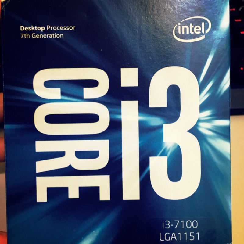 Intel I3-7100 LGA1151 拆封新品