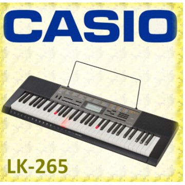 【CASIO卡西歐原廠】61鍵魔光電子琴LK-265(送琴袋)