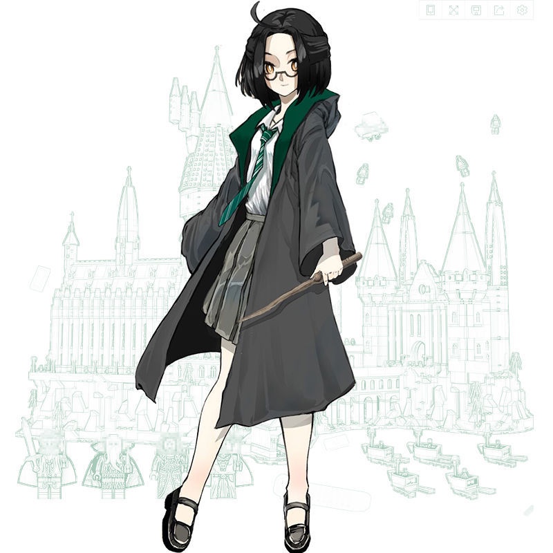 哈利波特魔法巫師袍兒童格蘭芬多斯萊特林赫奇帕奇cosplay校服裝