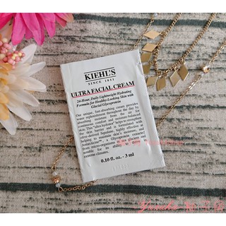 【MoraMoka】Kiehl's冰河醣蛋白保濕霜3ml 契爾氏 乳液 明星商品 小包裝小容量 旅行組 小樣 專櫃試用包