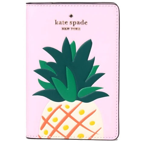KATE SPADE 護照夾 其他 COLLADA 鳳梨折疊護照夾 粉色 MULTI K7188