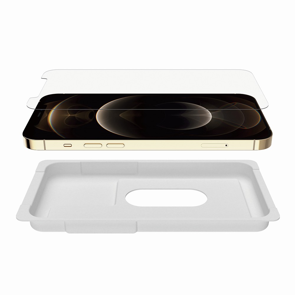Belkin 鋼化玻璃抗菌螢幕保護貼-iPhone 12 Pro Max OVA023zz現貨 廠商直送
