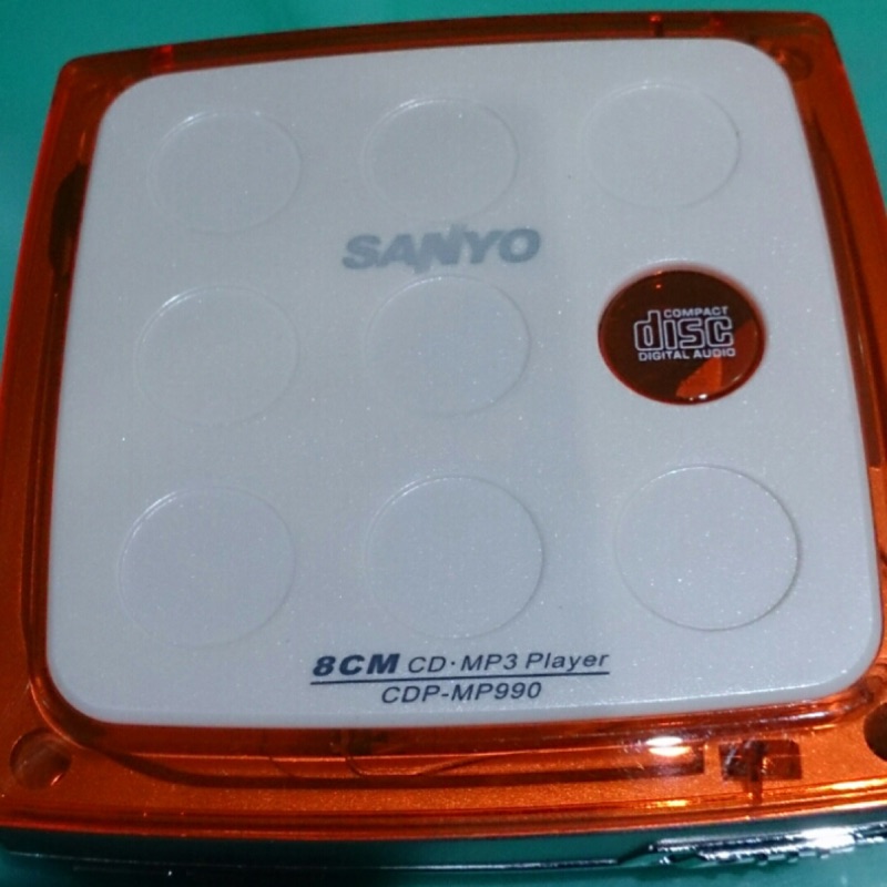 三洋 sanyo 8cm cd mp3 player cdp-mp990 隨身聽 md
