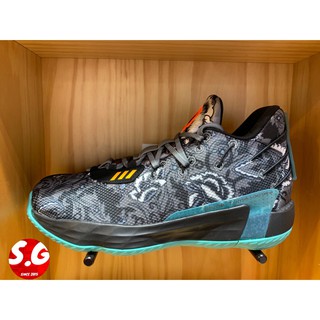 S.G ADIDAS DAME 7 GCA ''Floral'' FX7446 男女鞋 籃球鞋 運動鞋 避震 包覆 黑綠