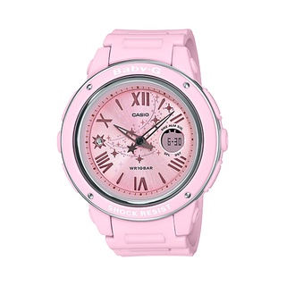 【CASIO】卡西歐 BABY-G 耀眼流星手錶 粉 BGA-150ST-4A 臺灣卡西歐保固一年
