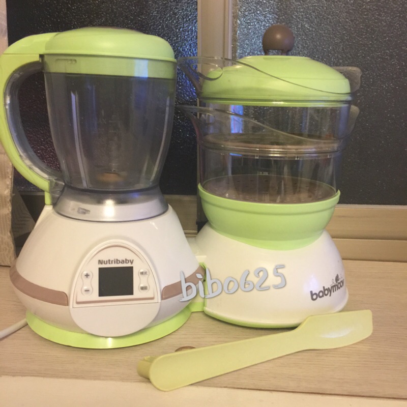 Babymoov副食品調理機。蒸、打泥、溫奶。多功能