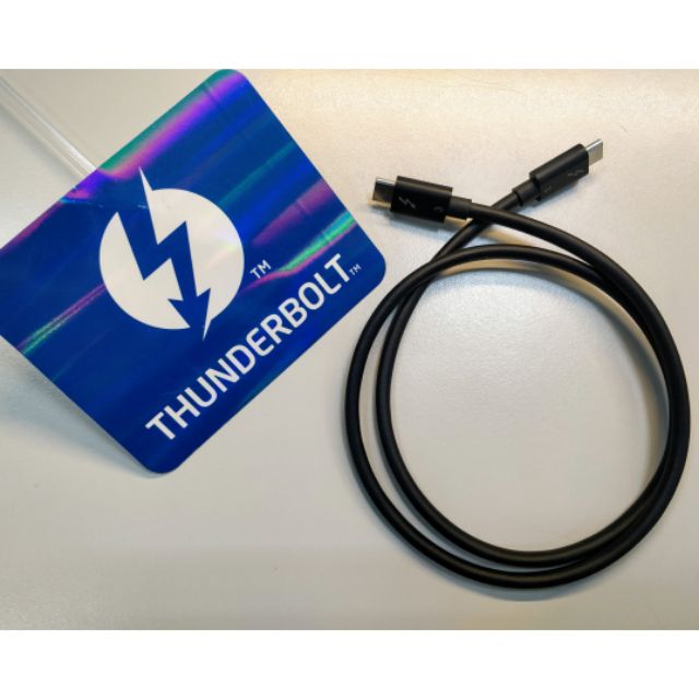 可面交 Thunderbolt3線 長度0.7M 速度40G 全新品 通過認證