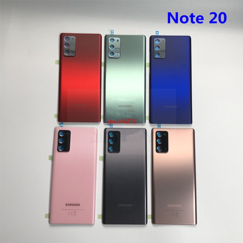SAMSUNG Ebpmy- 三星 Galaxy Note 20 Ultra Note 20 電池蓋後門外殼防水後蓋玻璃