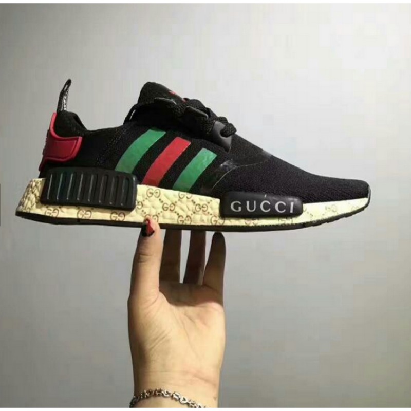 最新款Gucci X Adidas NMD 聯名愛迪達男女同款Gucci 慢跑鞋運動鞋情侶鞋36-44 | 蝦皮購物