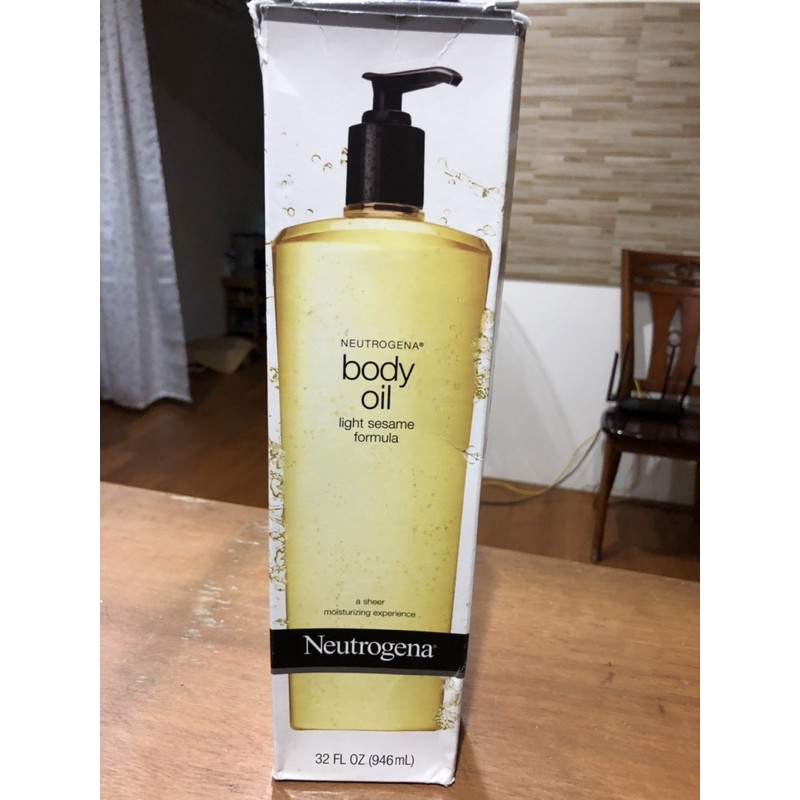 【946ml*1入】露得清 身體 滋養油  NEUTROGENA BODY OIL SESAME FORMULA