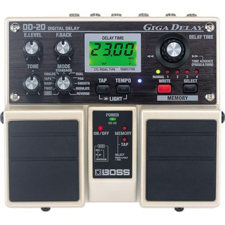 亞洲樂器 Roland BOSS DD-20 Giga Delay 雙踏板效果器