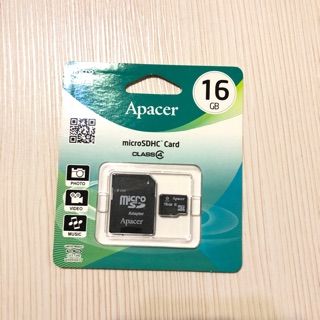 1 Apacer 宇瞻 16GB microSDHC Class4 C4 記憶卡