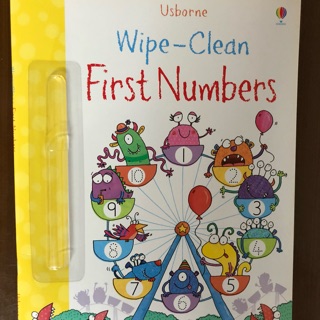 Usborne wipe-clean first numbers