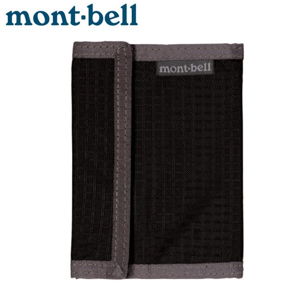 【Mont-Bell 日本 WALLET 錢包《黑》】1123766/證件袋/零錢包/皮夾/隨身包/輕量短夾/悠遊山水