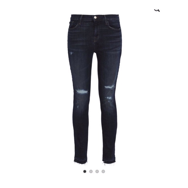 J Brand 中腰 skinny 25 刷破牛仔褲