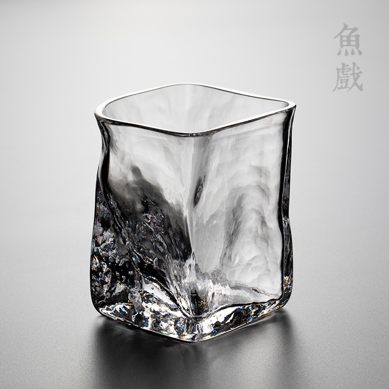 日本設計師款荒木櫻子日式復古創意錘紋威士忌酒杯白酒烈酒洋酒 蝦皮購物