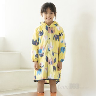 日本Wpc. 頑皮象M 空氣感兒童雨衣/防水外套 附收納袋(95-120cm)