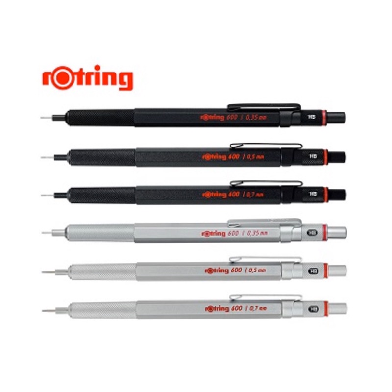 紅環 rOtring 600 自動鉛筆 繪圖鉛筆 0.35/0.5/0.7