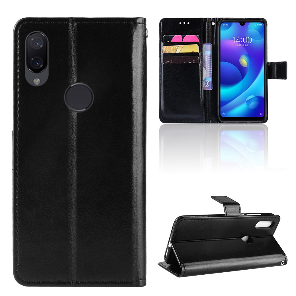 時尚瘋馬紋 紅米 Redmi Note 7 錢包款 手機殼 Note7 掀蓋保護殼 掛繩 插卡 翻蓋皮套