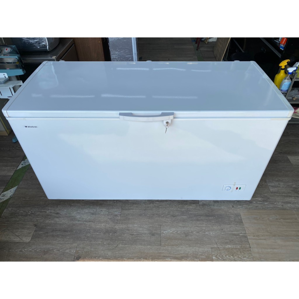 吉田二手傢俱❤Wanbao 萬寶 可上鎖 5尺3 520L 冷凍櫃 臥式冰箱 臥式冷凍 營業用 商用