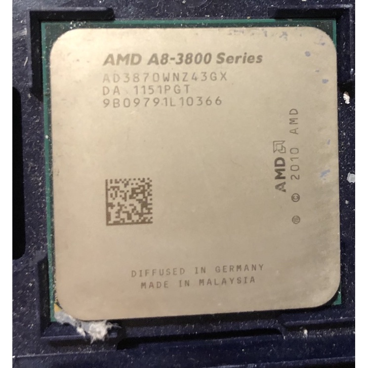 AMD FM1 四核心處理器 A8-3870 APU X4-631 cpu