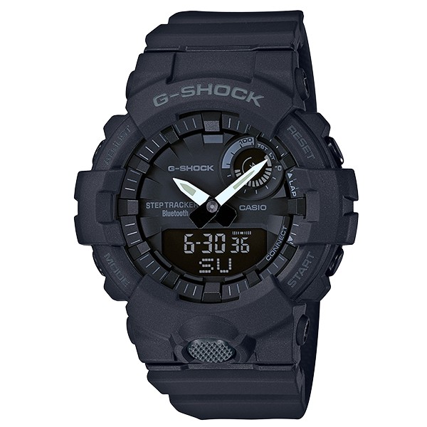 CASIO 卡西歐   G-SHOCK GBA-800-1A 多功能雙顯男錶 樹脂錶帶 GBA-800 國隆手錶專賣店
