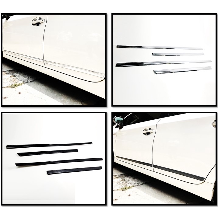 圓夢工廠 Toyota Prius 3代 3.5代 2009~2015 鍍鉻銀 碳纖紋 車身飾條 車門飾條 車側飾條