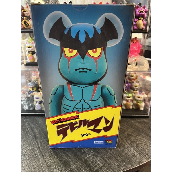 BLS • 全新 BE@RBRICK 400% 無敵鐵金剛 惡魔人 BEARBRICK 庫柏力克熊