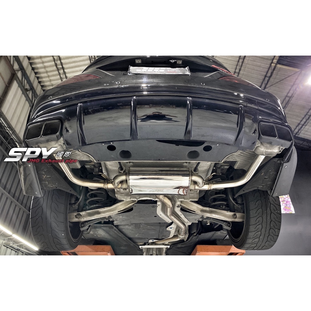 【SPY MOTOR】Benz W117 C117 X117 CLA 中尾段閥門排氣管