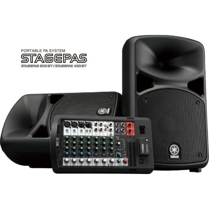 【六絃樂器】全新 Yamaha STAGEPAS 600BT 行動PA系統 / 送原廠麥克風&amp;喇叭架