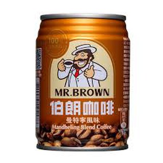 金車伯朗咖啡-曼特寧口味240ml（只限桃園.新竹.新北區購買）