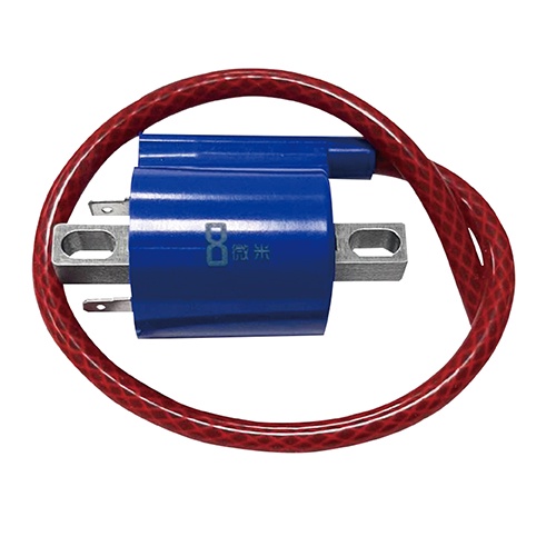 8微米 KR01 高壓充磁點火線圈 適用山葉勁戰1到5代 JBUBU 藍色開磁路線長33cm 採用法國雙B進口專用矽導線