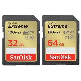 SanDisk 32G 32GB 64G SDHC SDXC Extreme UHS U3 4K V30 相機記憶卡